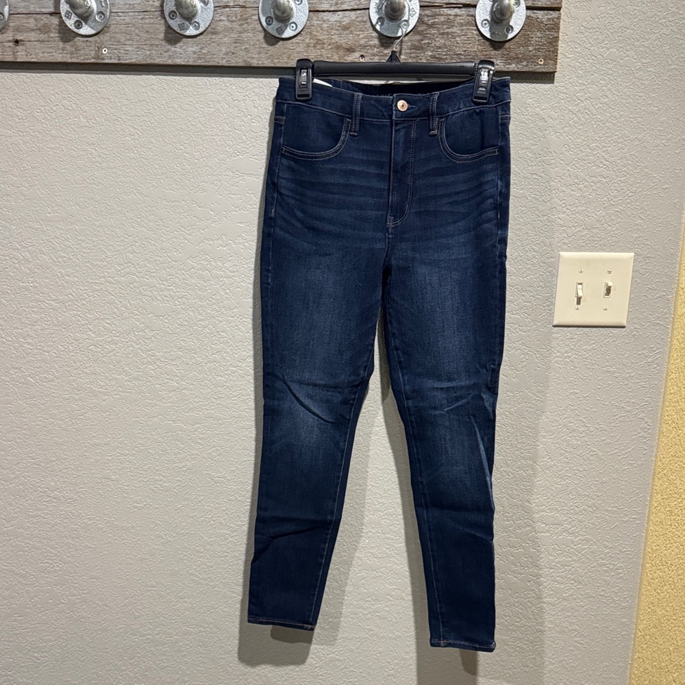American Eagle Outfitters Dark Indigo Skinny Jeans